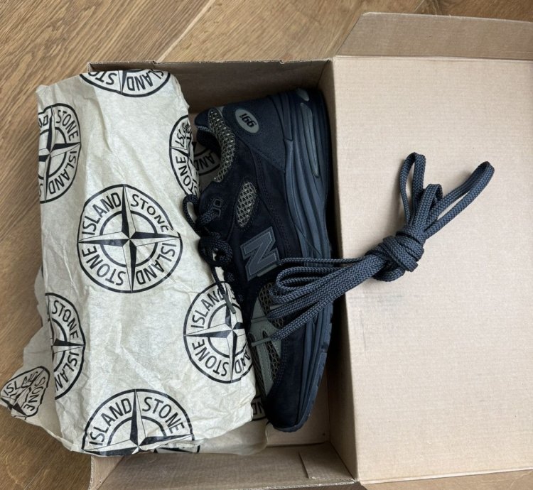 Nb Stone Island 991 V2 Black Made In Uk