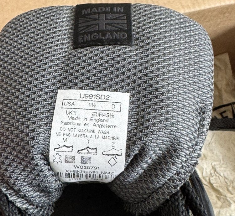 Nb Stone Island 991 V2 Black Made In Uk