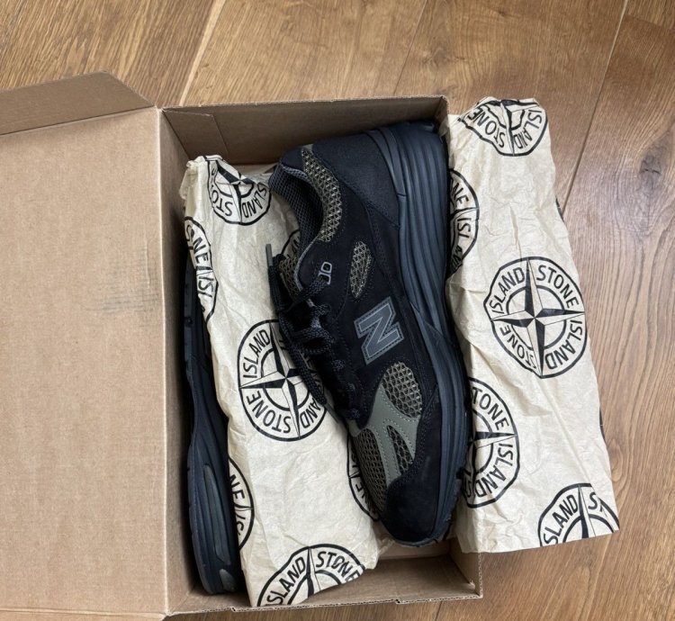Nb Stone Island 991 V2 Black Made In Uk