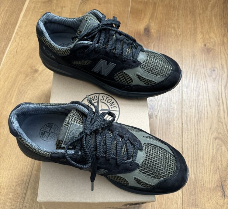 Nb Stone Island 991 V2 Black Made In Uk