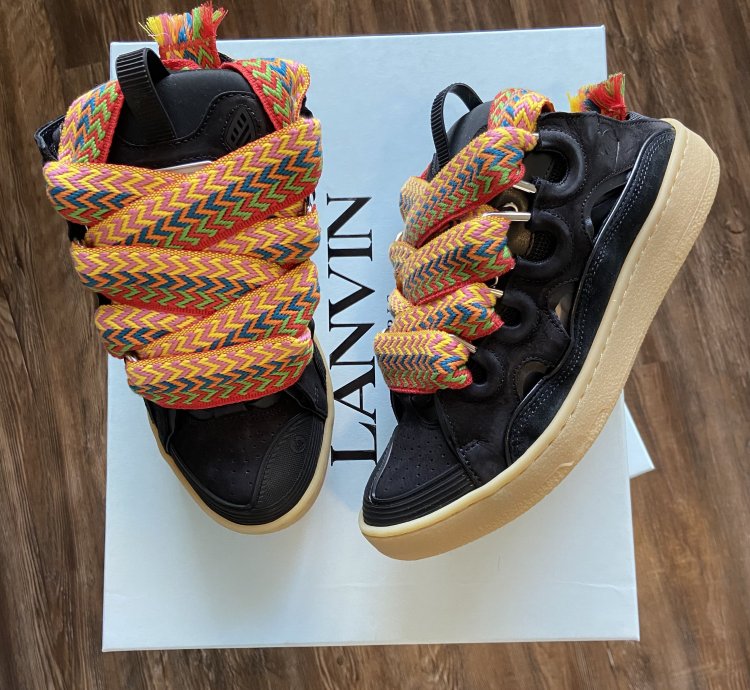New 890 Retail Lanvin Curb Sneaker