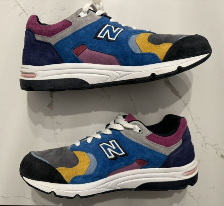 New Balance 1700 Kith The Colorist Blue Toe