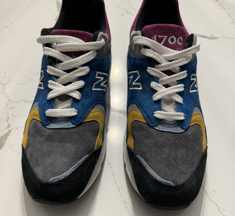 New Balance 1700 Kith The Colorist Blue Toe