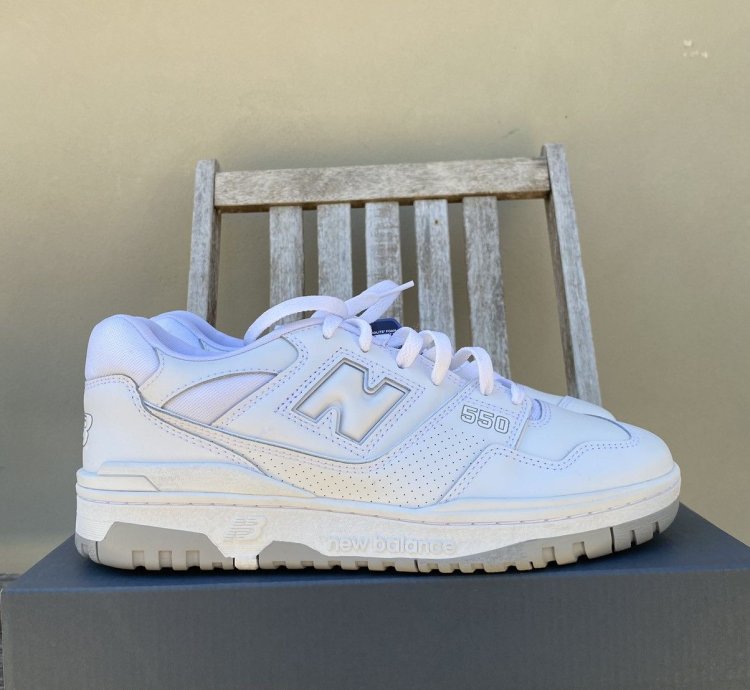 New Balance 550 White Grey Shoes