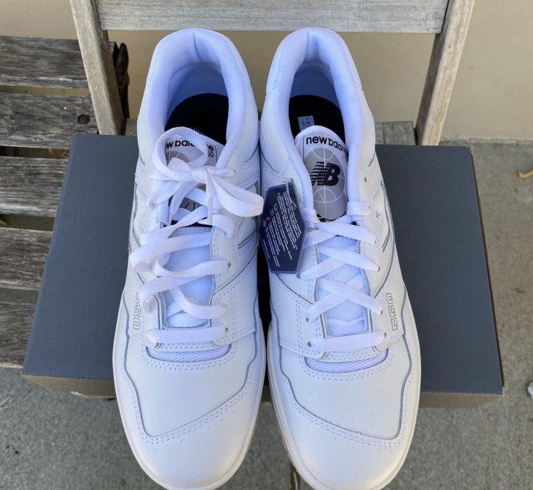 New Balance 550 White Grey Shoes