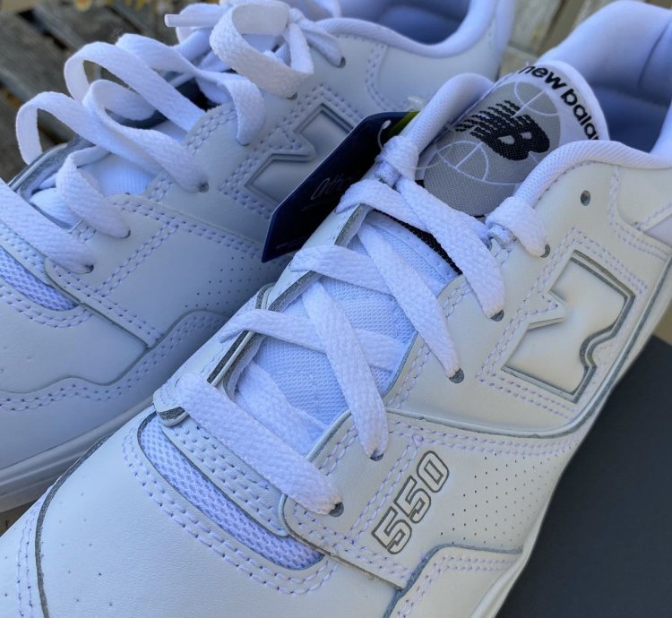 New Balance 550 White Grey Shoes
