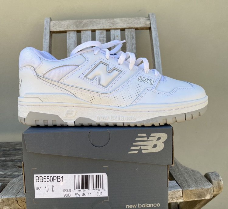 New Balance 550 White Grey Shoes