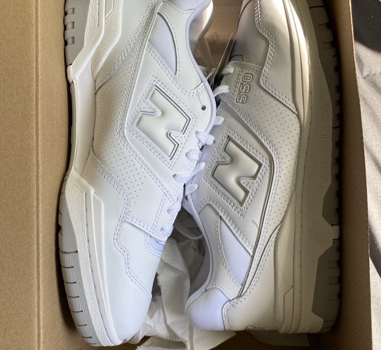 New Balance 550 White Grey Shoes