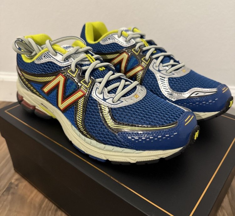 New Balance 860v2 Aime Leon Dore Ald Blue Yellow Us 10