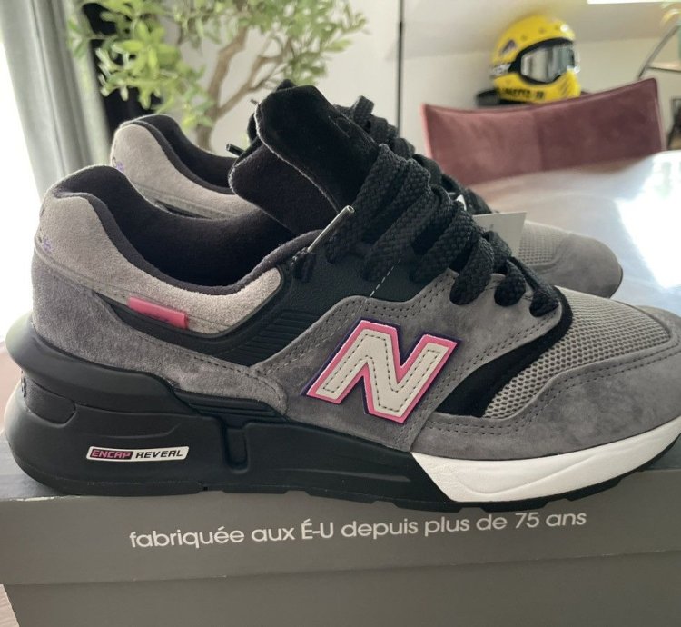 New Balance 997s Fusion Kith United Arrows Sons Gris Rose