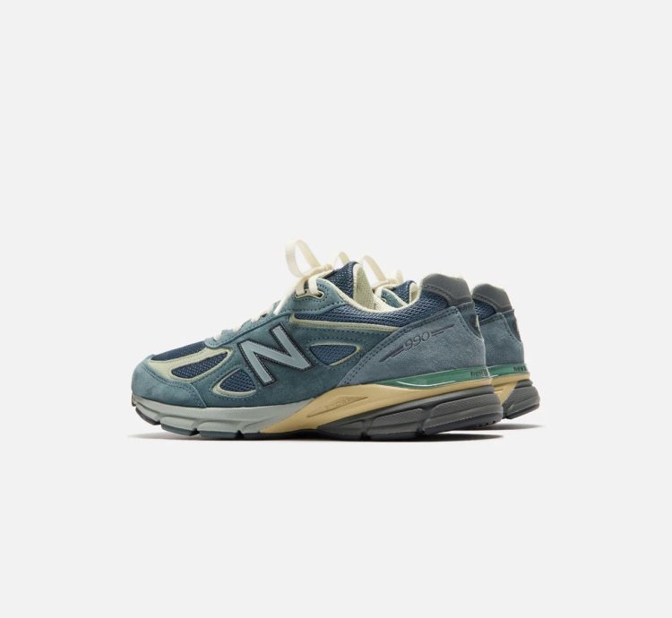 New Balance Auralee Made In Usa 990v4 Blue