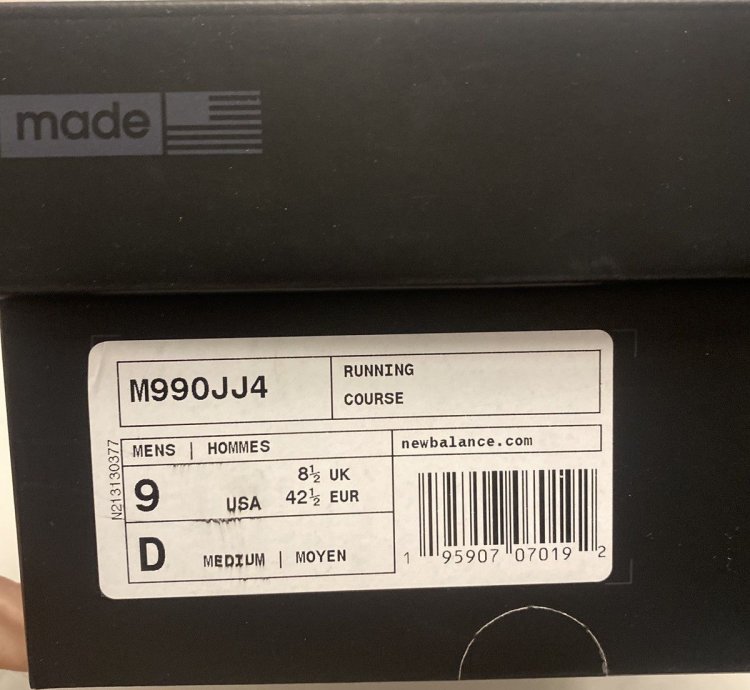 New Balance Jjjjound 990v4 Navy