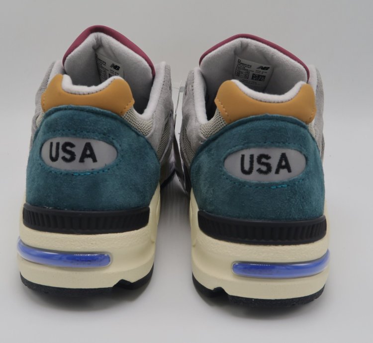 New Balance M990v2 Grey Green Maroon M990cp2 Size 11