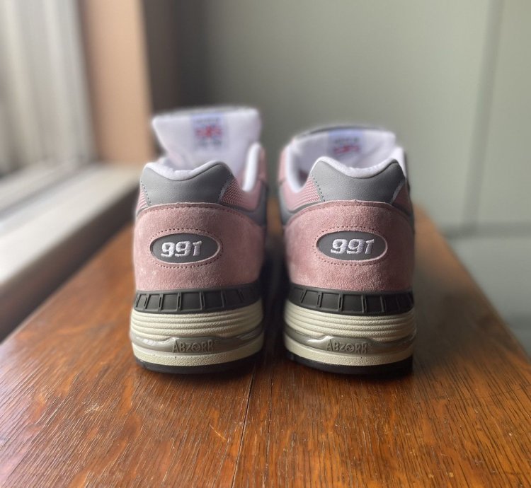 New Balance Made In England 991 Pink - Grey Similar To Patta