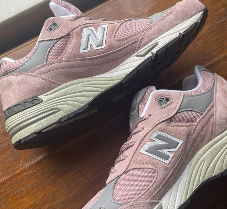 New Balance Made In England 991 Pink - Grey Similar To Patta