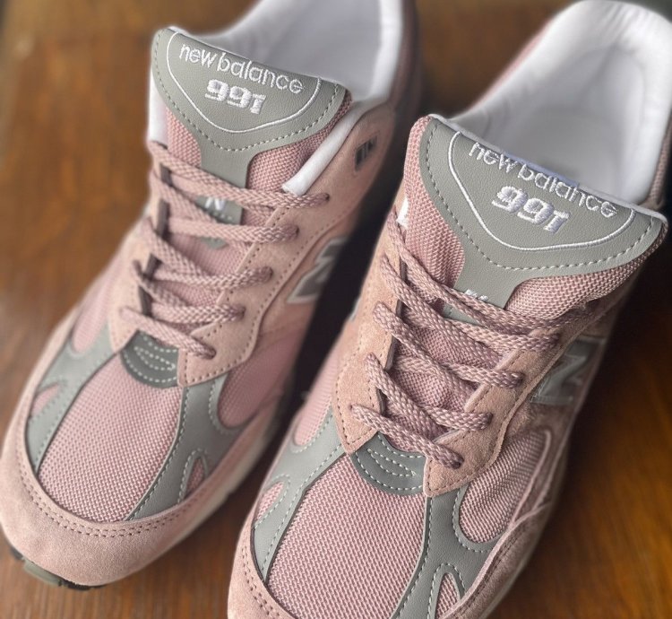 New Balance Made In England 991 Pink - Grey Similar To Patta