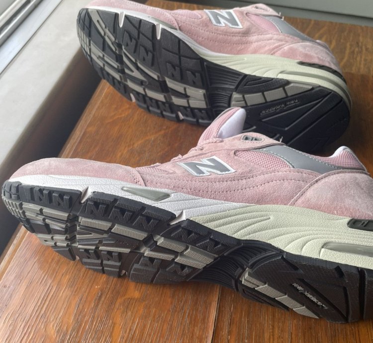 New Balance Made In England 991 Pink - Grey Similar To Patta