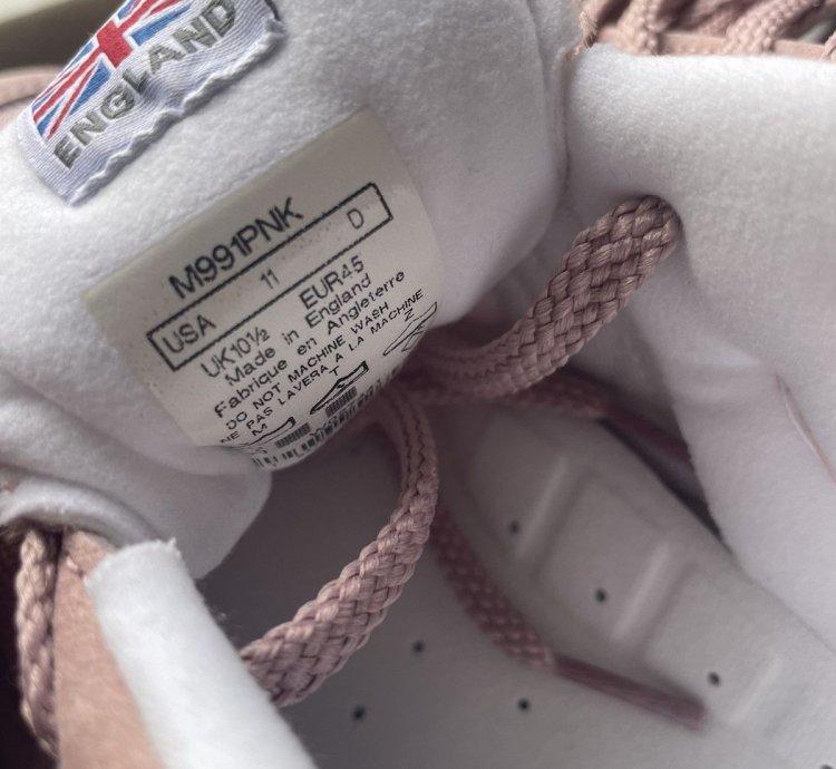 New Balance Made In England 991 Pink - Grey Similar To Patta