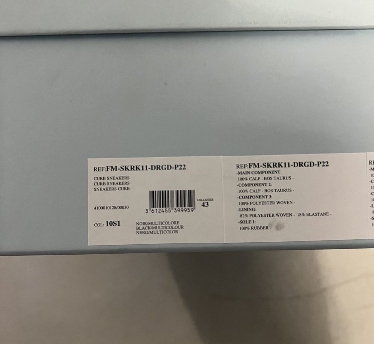 New Gallery Dept Lanvin Curb Sneaker Eu 43