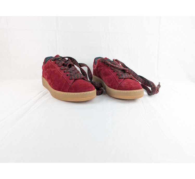 O1rshd1 Lite Curb Low-top Sneakers In Burgundy Dark Green