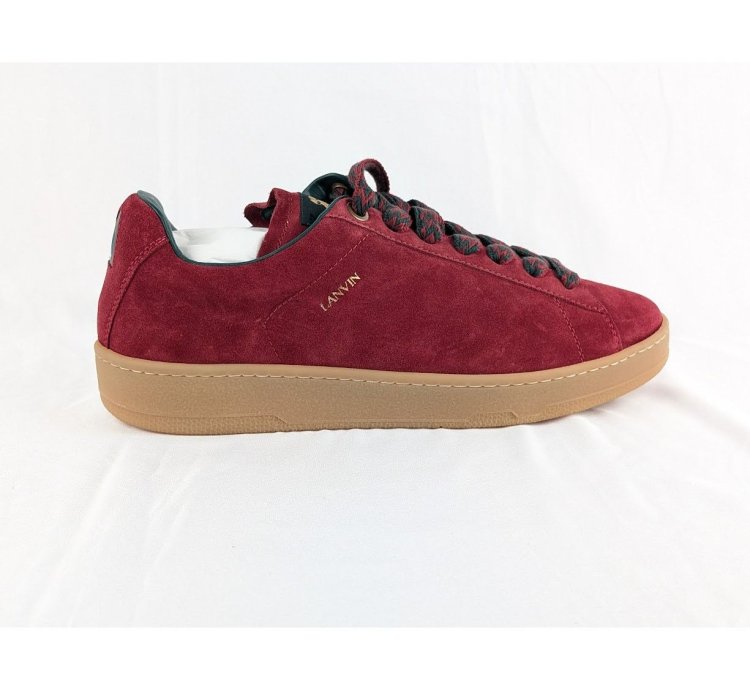 O1rshd1 Lite Curb Low-top Sneakers In Burgundy Dark Green