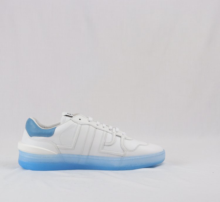 O1rshd11223 Clay Low Top Sneakers In White Blue