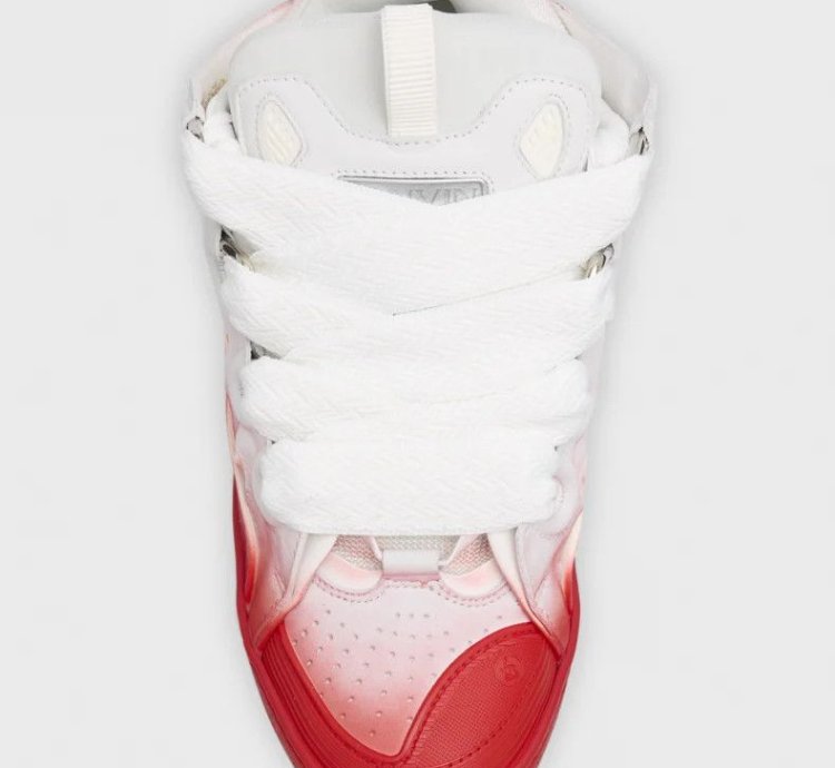 O1w1db11124 Curb Low-top Sneakers In White Red