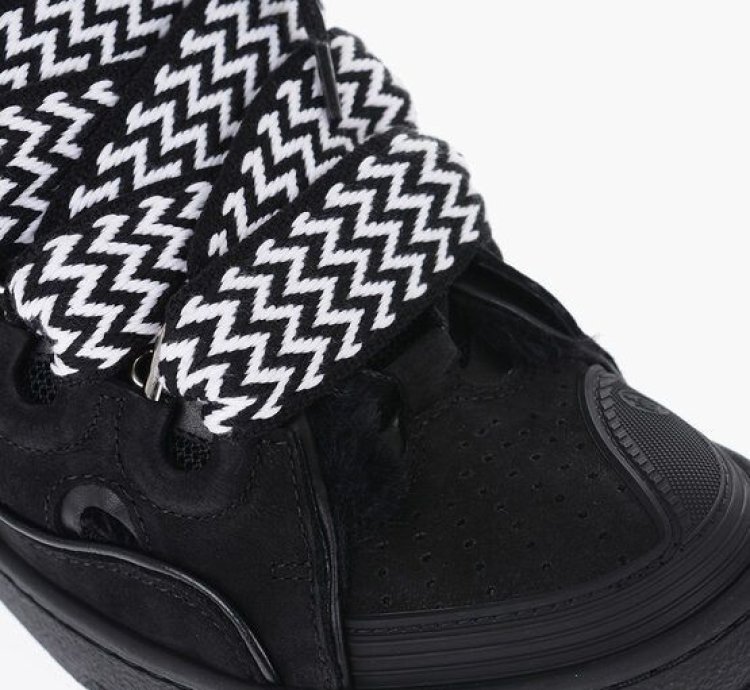 Padded Curb Leather Mules Sneakers