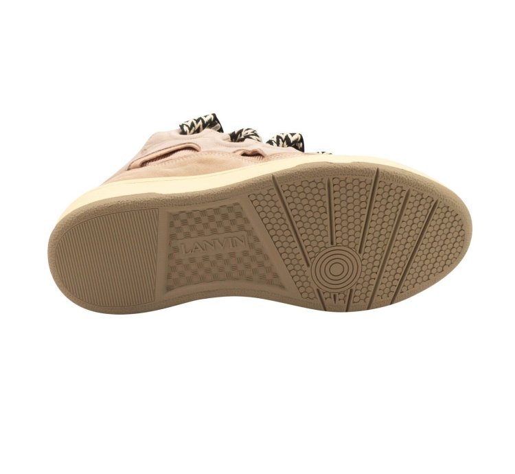 Pink Chevron Laces Curb Sneakers Size 12 45