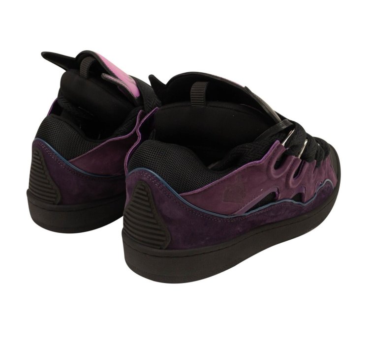 Purple Batman Curb Sneakers Size 10 43