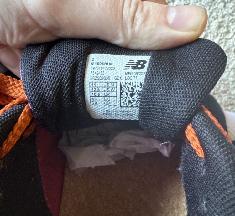 Salehe Bembury New Balance 1906r Magma Size 11
