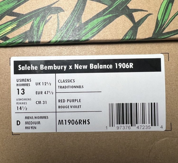 Salehe Heat Be Hot Magma New Balance 1906r