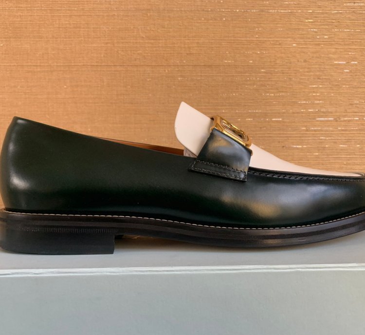 Swan Loafers In Dark Green