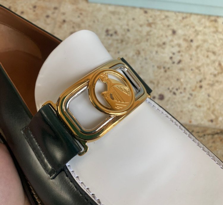 Swan Loafers In Dark Green