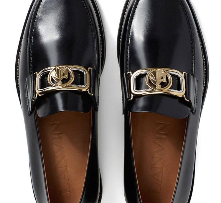 Swan Metallic-buckle Loafers - Unisex