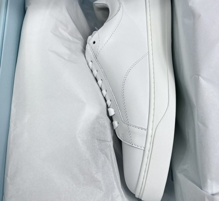 White Ddb0 Calf Leather Sneakers