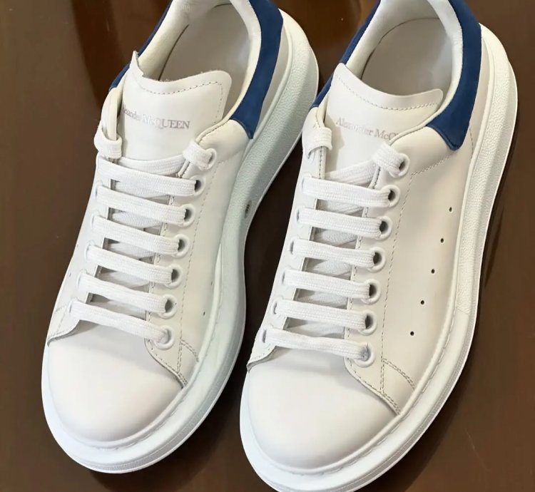 Alexander Mcqueen Oversized Worker Blue