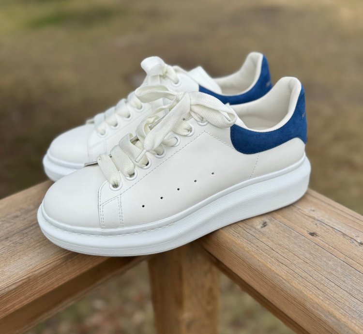 Alexander Mcqueen Oversized Worker Blue