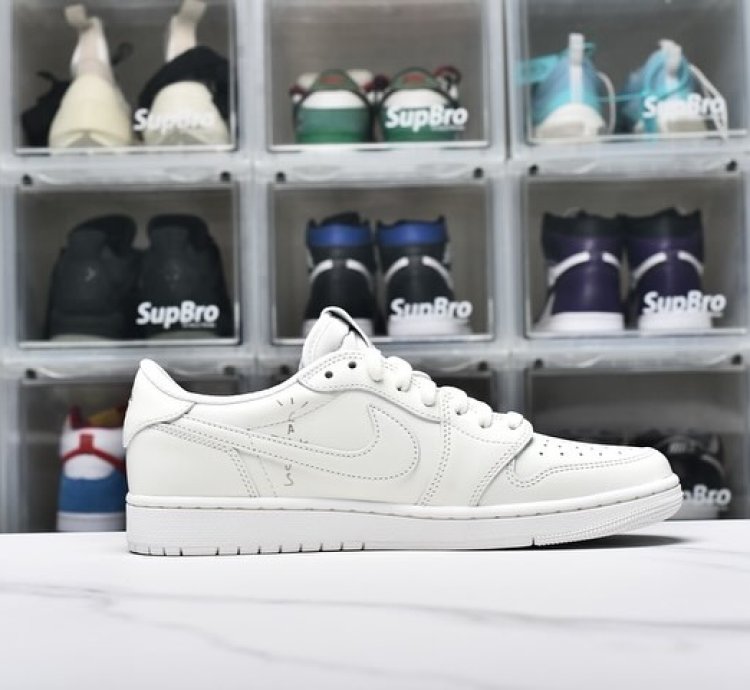 Air Jordan 1 Retro Low Og Sp Travis Scott Michael Rubin White Party