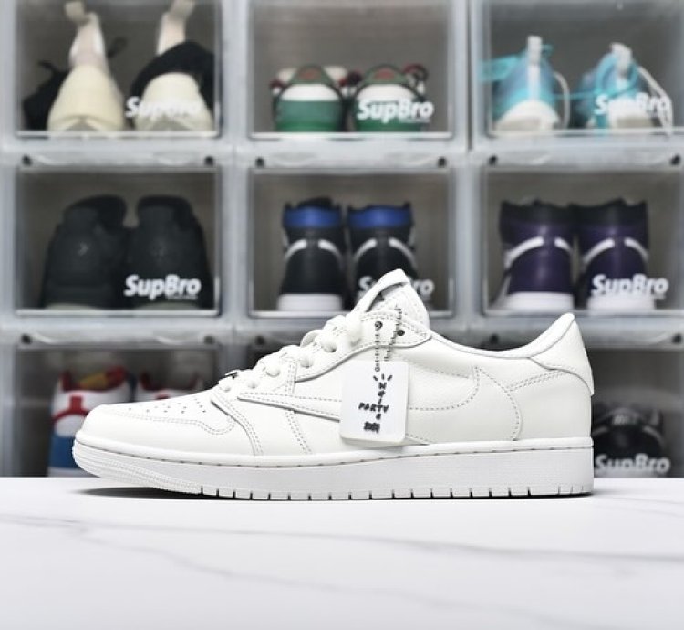 Air Jordan 1 Retro Low Og Sp Travis Scott Michael Rubin White Party
