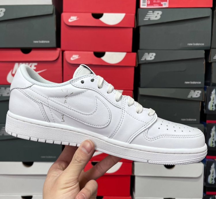 Air Jordan 1 Retro Low Og Sp Travis Scott Michael Rubin White Party