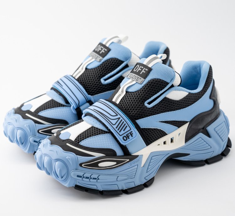 10 Us 43 Eu Off-white Glove Slip On Blue Black Sneakers