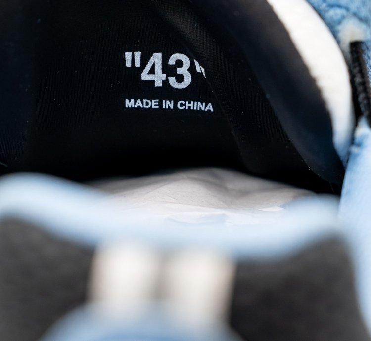 10 Us 43 Eu Off-white Glove Slip On Blue Black Sneakers