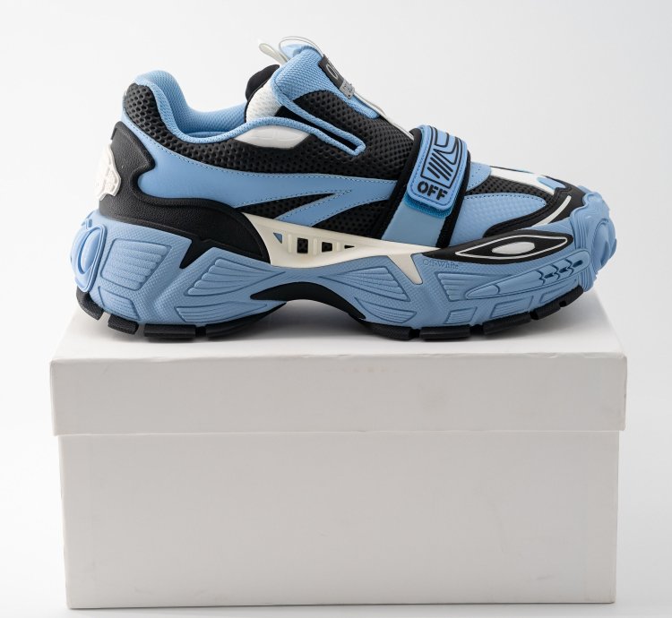 10 Us 43 Eu Off-white Glove Slip On Blue Black Sneakers