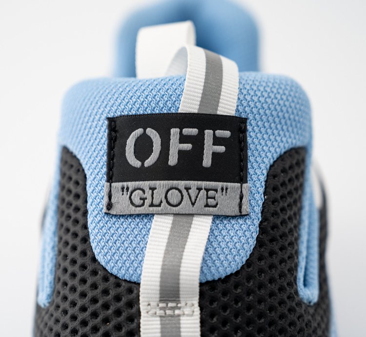 10 Us 43 Eu Off-white Glove Slip On Blue Black Sneakers