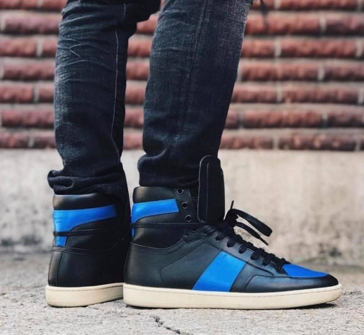 16ss Royal Blue Sl 10h Court Sneakers Sz41 41 5