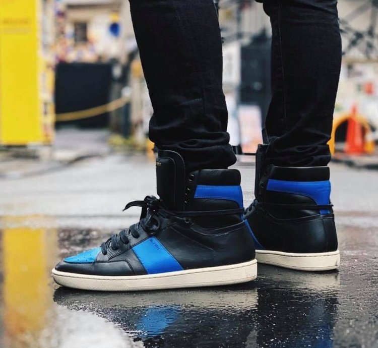 16ss Royal Blue Sl 10h Court Sneakers Sz41 41 5
