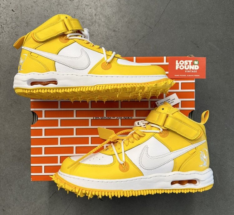 2023 Nike Air Force 1 Mid Sp Off-white Varsity Maize