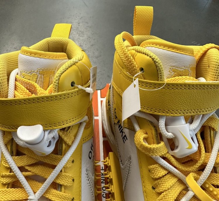 2023 Nike Air Force 1 Mid Sp Off-white Varsity Maize