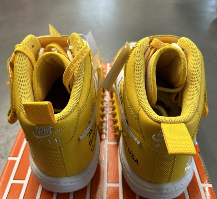 2023 Nike Air Force 1 Mid Sp Off-white Varsity Maize